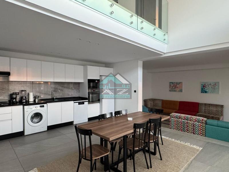A Louer Courte durée à Bizerte : Magnifique Duplex Luxe Meublé Haut Standing